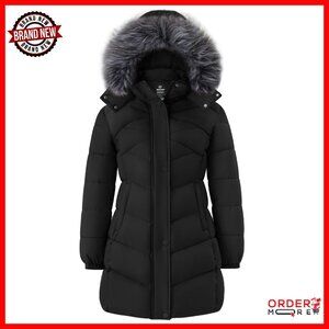 Long Winter Puffer Jacket Waterproof Warm Quilted Coat Plus Size